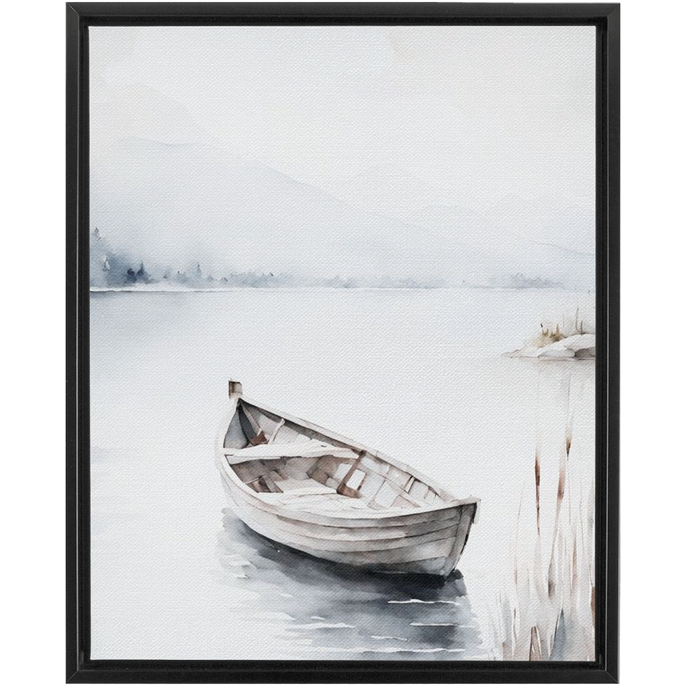 "Fishing Boat" Canvas Framed