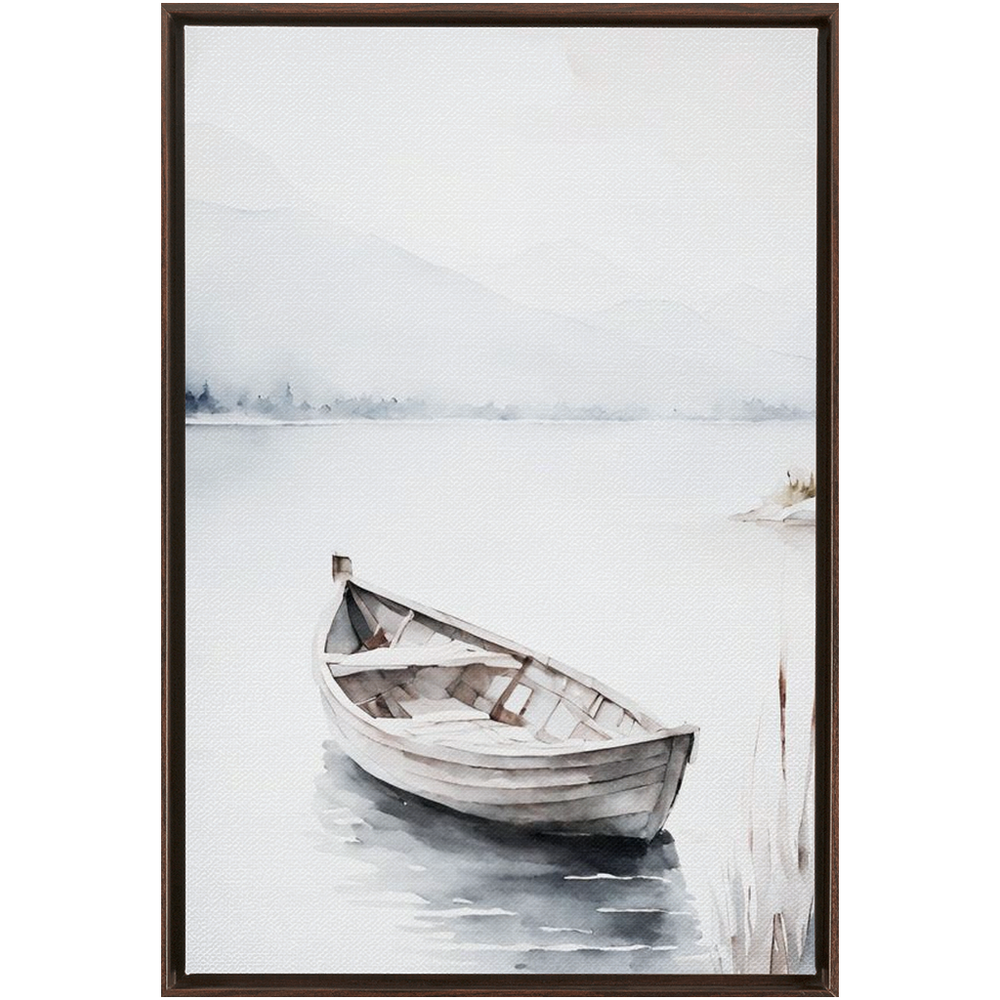 "Fishing Boat" Canvas Framed