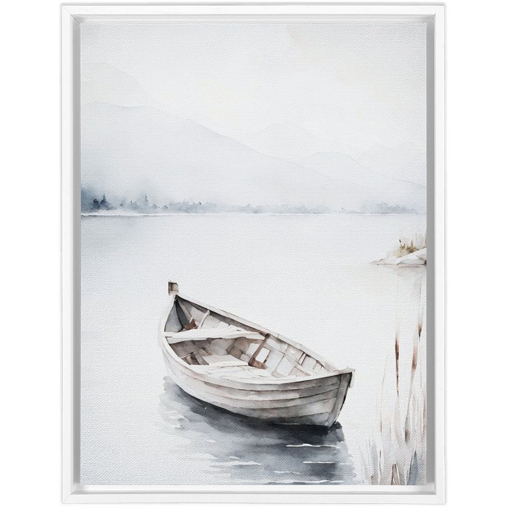 "Fishing Boat" Canvas Framed