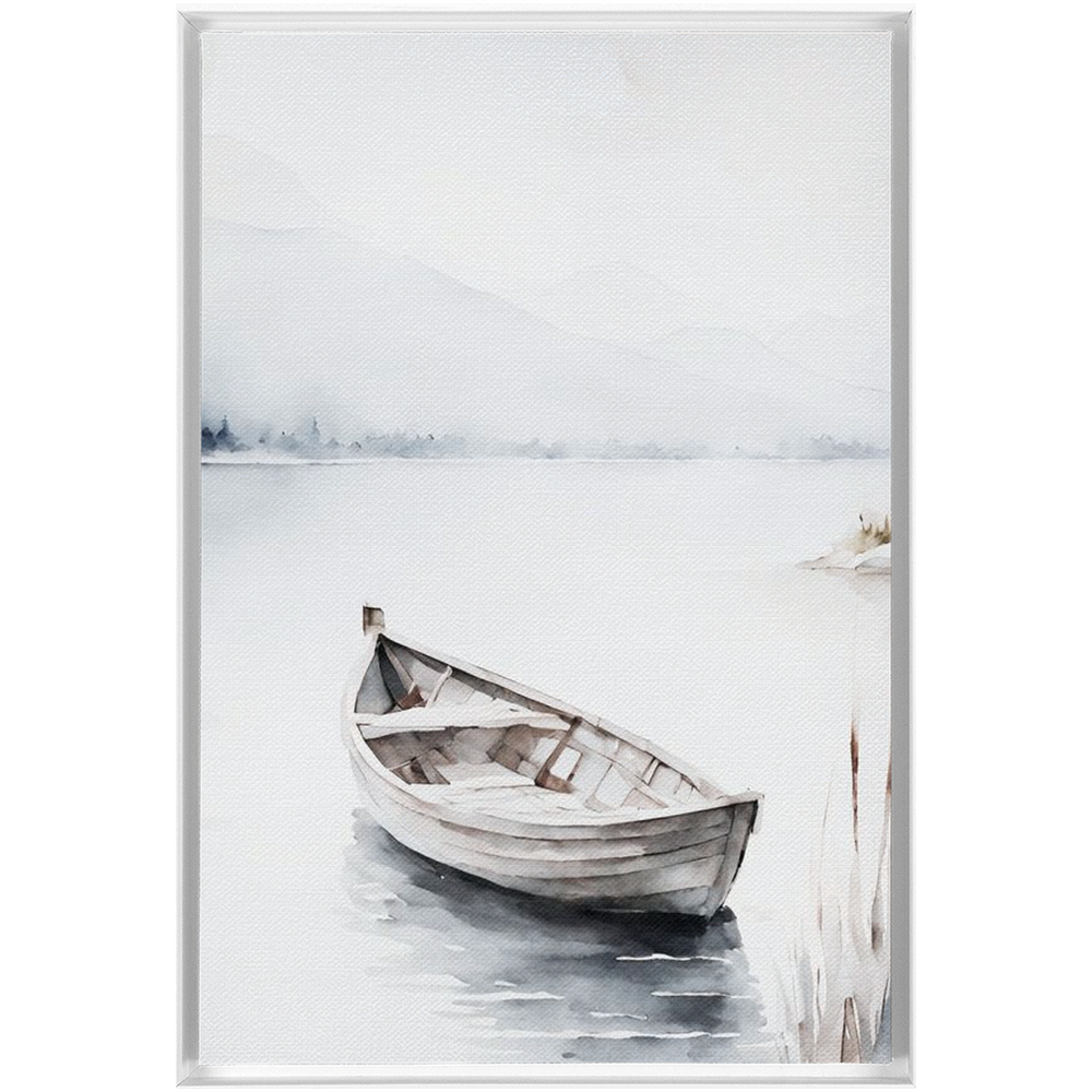 "Fishing Boat" Canvas Framed