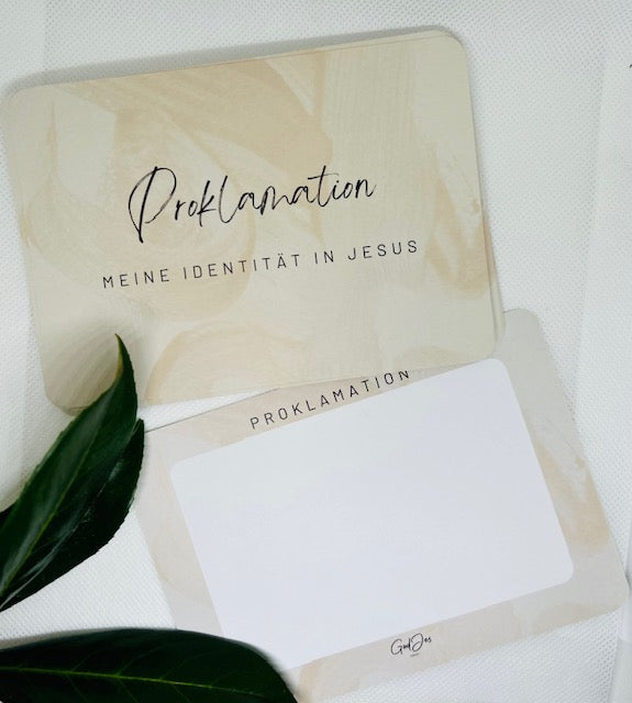 Proclamation cards set of 10