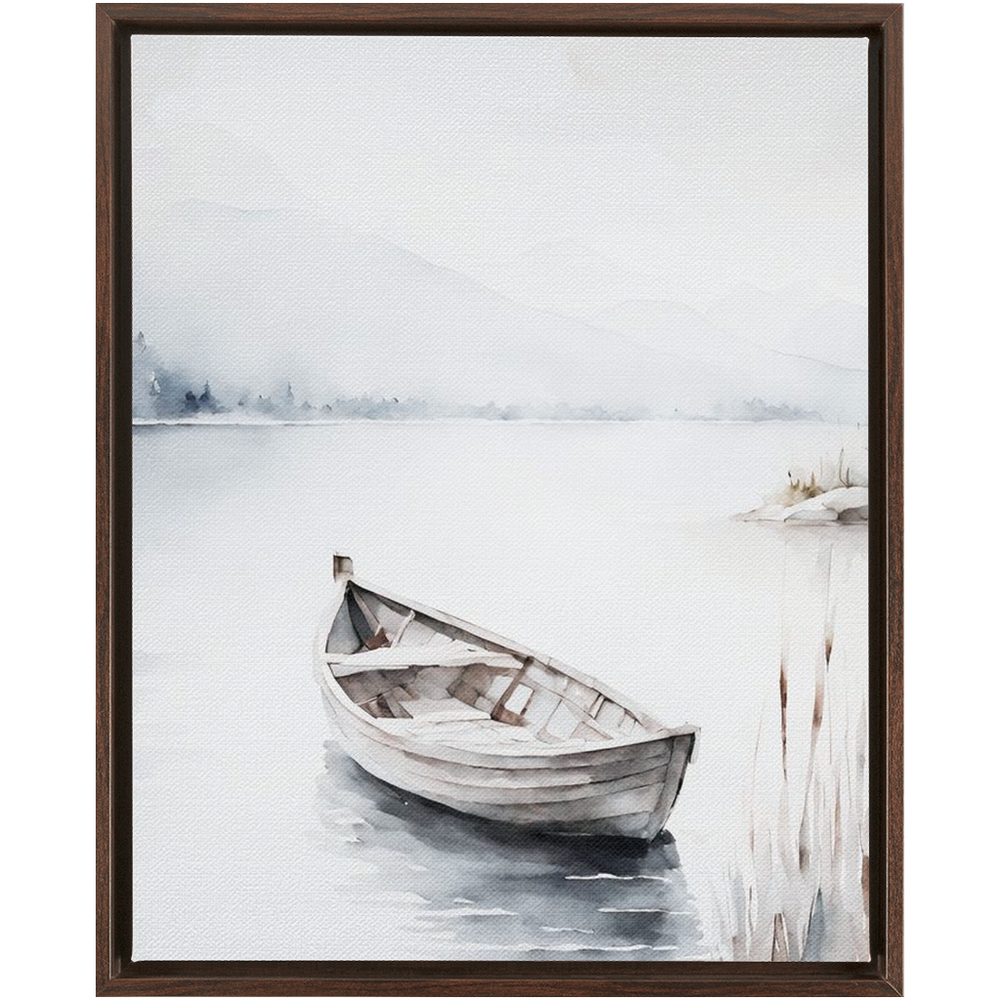 "Fishing Boat" Canvas Framed