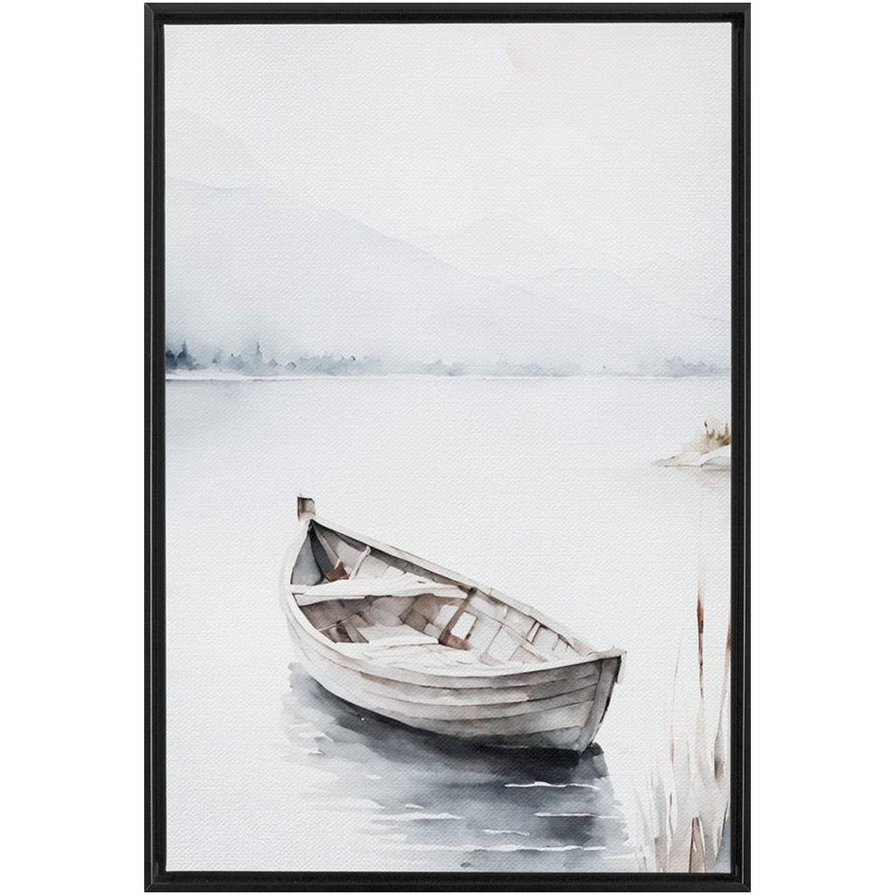 "Fishing Boat" Canvas Framed