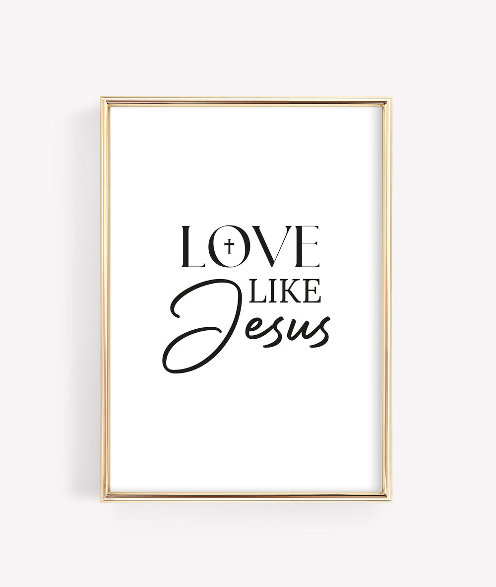 " Love like Jesus" Digitales Bild